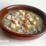 Sopa de sobre con picadillo
